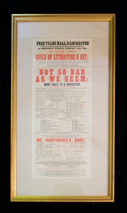 Item #68464 Not So Bad As We Seem (Playbill). Charles DICKENS