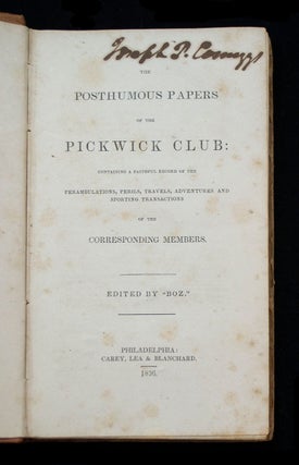 Posthumous Papers of the Pickwick Club