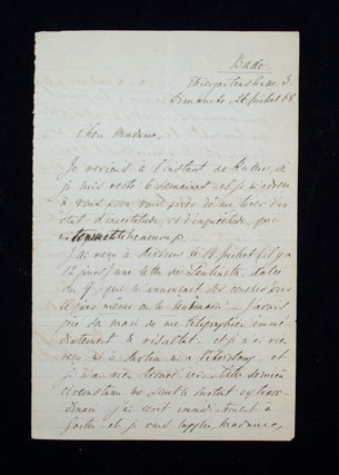 Item #68511 ALS. Ivan TURGENEV