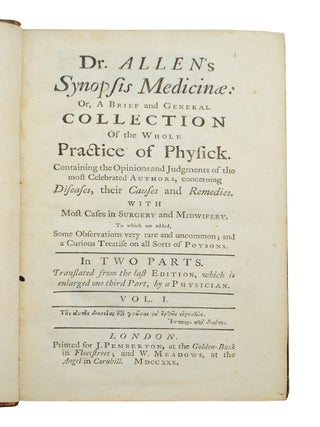 Dr. Allen's Synopsis Medicinae: