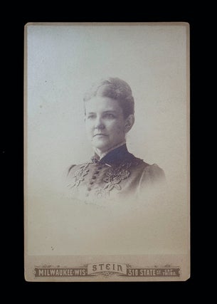 Item #68544 Cabinet Card Photograph. Mary Johnson LINCOLN