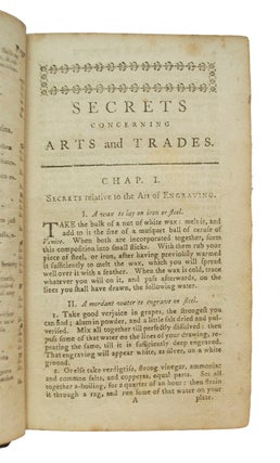 Valuable Secrets Concerning Arts and Trades: