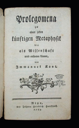 Prolegomena zu einer jeden künftigen Metaphysik