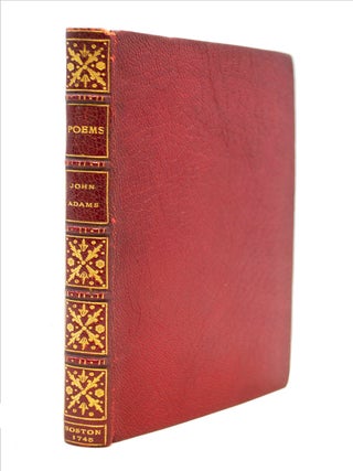 Item #68573 Poems on Several Occasions. John ADAMS