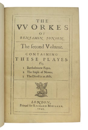 Workes of Benjamin Jonson