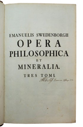 Opera Philosophica et Mineralia