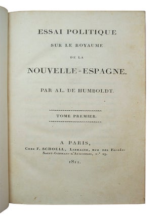 Essai Politique sur le Royaume de la Nouvelle-Espagne