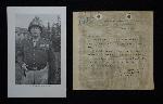 Item #68654 TLS [with] Signed Photo. George S. PATTON