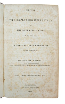 Report of the Exploring Expedition to the Rocky Mountains