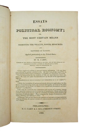 Essays on Political Economy