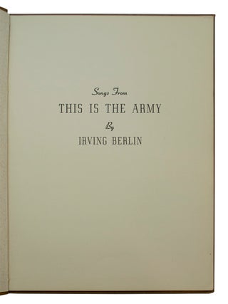 Songs from "This is the Army"