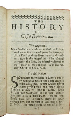 Record of Ancient Histories, Entituled in Latin, Gesta Romanorum.
