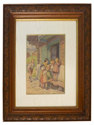 Item #68720 "They Looked to See How Much More Carving Johann Had Done" Margaret W. TARRANT