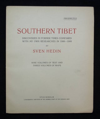 Item #68723 Southern Tibet. Sven HEDIN