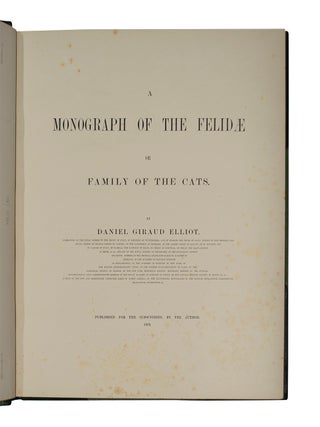 Monograph of the Felidae or Family of Cats