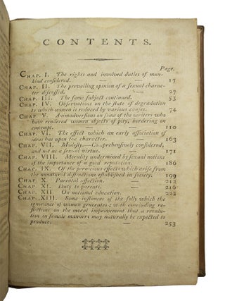 Vindication of the Rights of Woman: