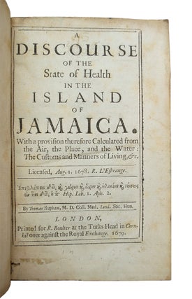 Discourse of the State of Health in the Island of Jamaica