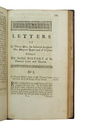 Life and Death of Sir Thomas Moore, Knt