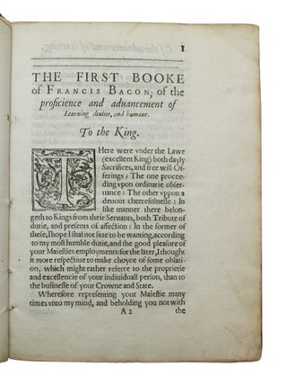 Twoo Bookes of Francis Bacon