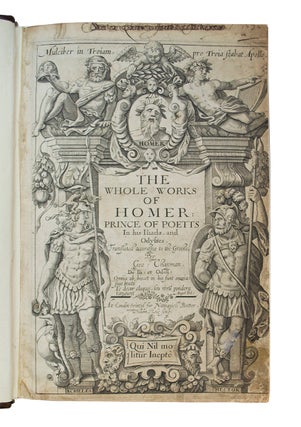 Item #68849 Whole Works of Homer; Prince of Poetts. HOMER