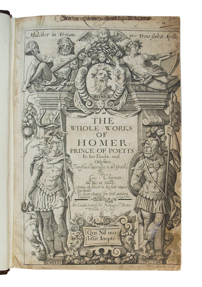 Item #68849 Whole Works of Homer; Prince of Poetts. HOMER.
