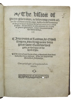 Vision of Pierce Plowman