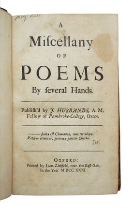 Miscellany of Poems by Several Hands