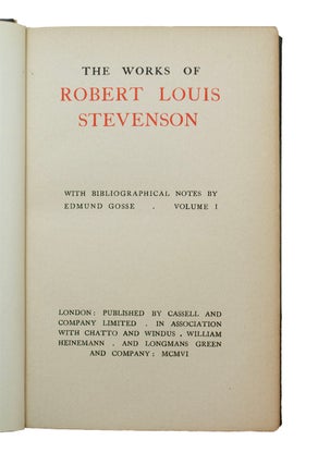 Works of Robert Louis Stevenson [Pentland Edition]