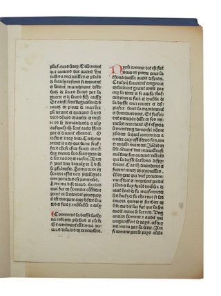Original leaf from the Ovide Moralisé