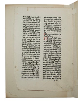 Original leaf from the Ovide Moralisé
