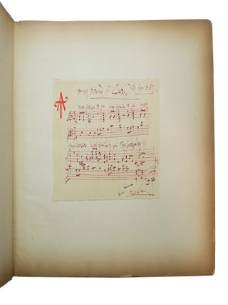 Autograph Musical Bars, Signed