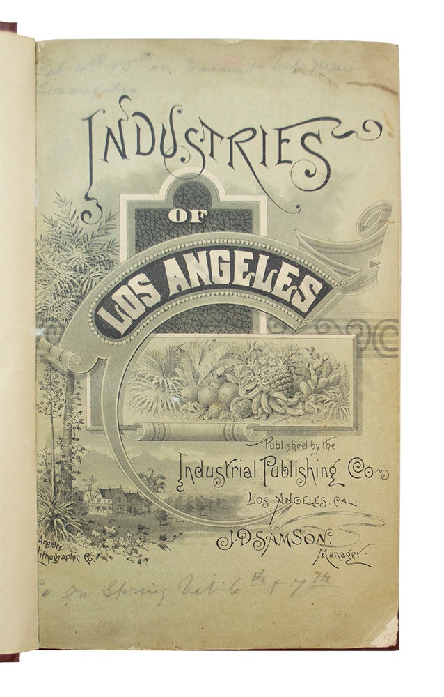 Item #68921 Industries of Los Angeles, California;. LOS ANGELES.