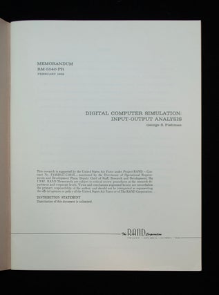 Digital Computer Simulation: