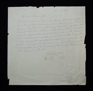 Typed/Autograph Letter Signed