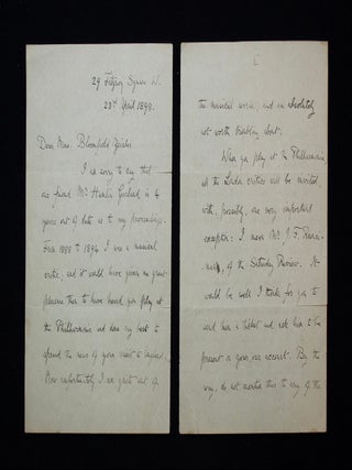 Item #68958 Autograph Letter Signed. George Bernard SHAW