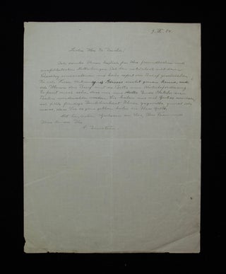 Item #68960 Autograph Letter Signed. Albert EINSTEIN