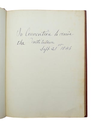 Autograph Book from the New York Constitutional Convention of 1846