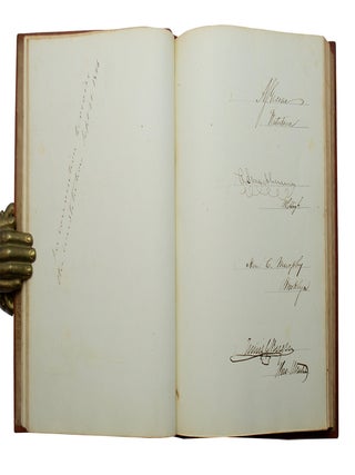 Autograph Book from the New York Constitutional Convention of 1846