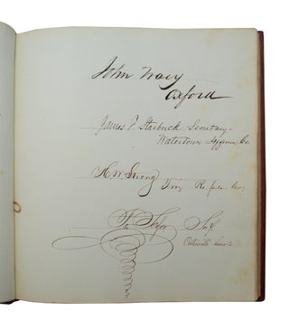 Autograph Book from the New York Constitutional Convention of 1846