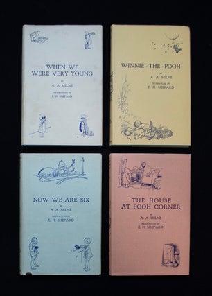 Item #69013 [Four Pooh Books]. A. A. MILNE