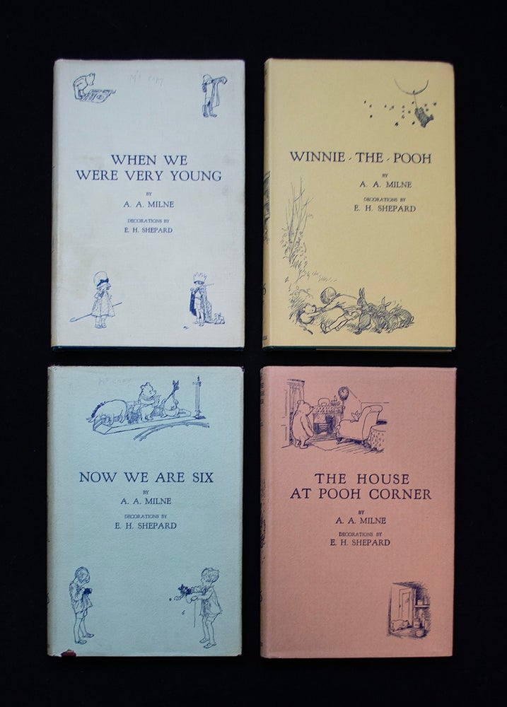 Item #69013 [Four Pooh Books]. A. A. MILNE.