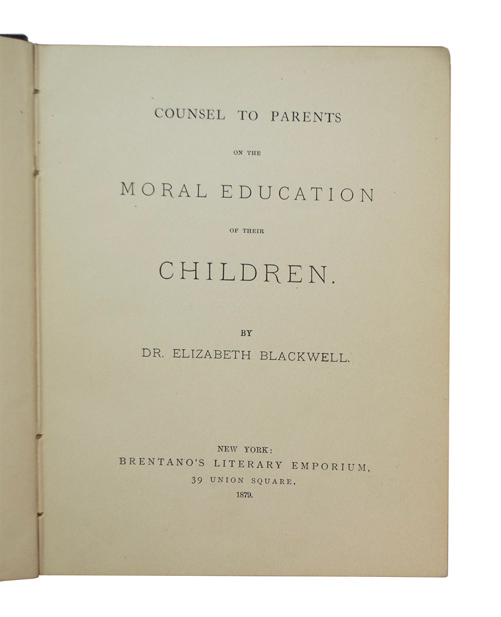 Counsel to Parents on the Moral Education of their Children | Elizabeth ...