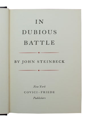 In Dubious Battle