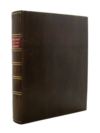 Item #69044 De L'Espirit: Or, Essays on the Mind and Its Several Faculties:. Claude Adrian HELVETIUS