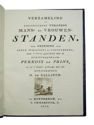 Verzameling van Verschillende Gekleede Mans- en Vrouwen-Standen