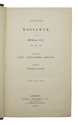 Account of Koonawur, in the Himalaya, etc.etc.etc.