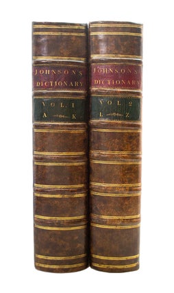 Item #69072 Dictionary of the English Language:. Samuel JOHNSON