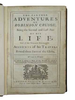 Life and Strange Surprizing Adventures of Robinson Crusoe, of York, Mariner