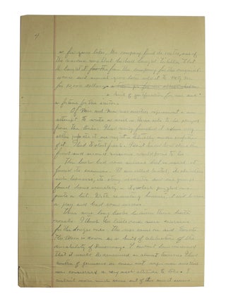 Manuscript draft for essay entitled "My Short Novels"