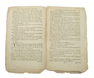 A, B, C. With the Church of England Catechism.